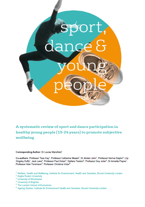 Sport, dance and young people