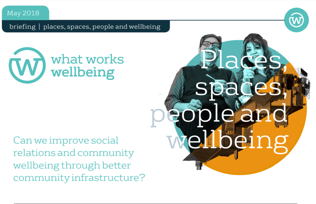 Places, spaces, people and wellbeing briefing 2018