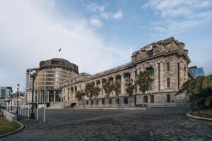 New Zealand Parliament Buildings in Wellington