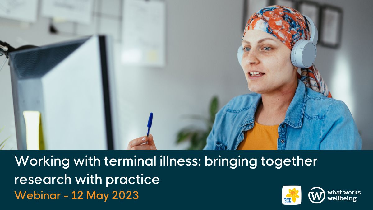 Webinar – Working with terminal illness: bringing together research with practice