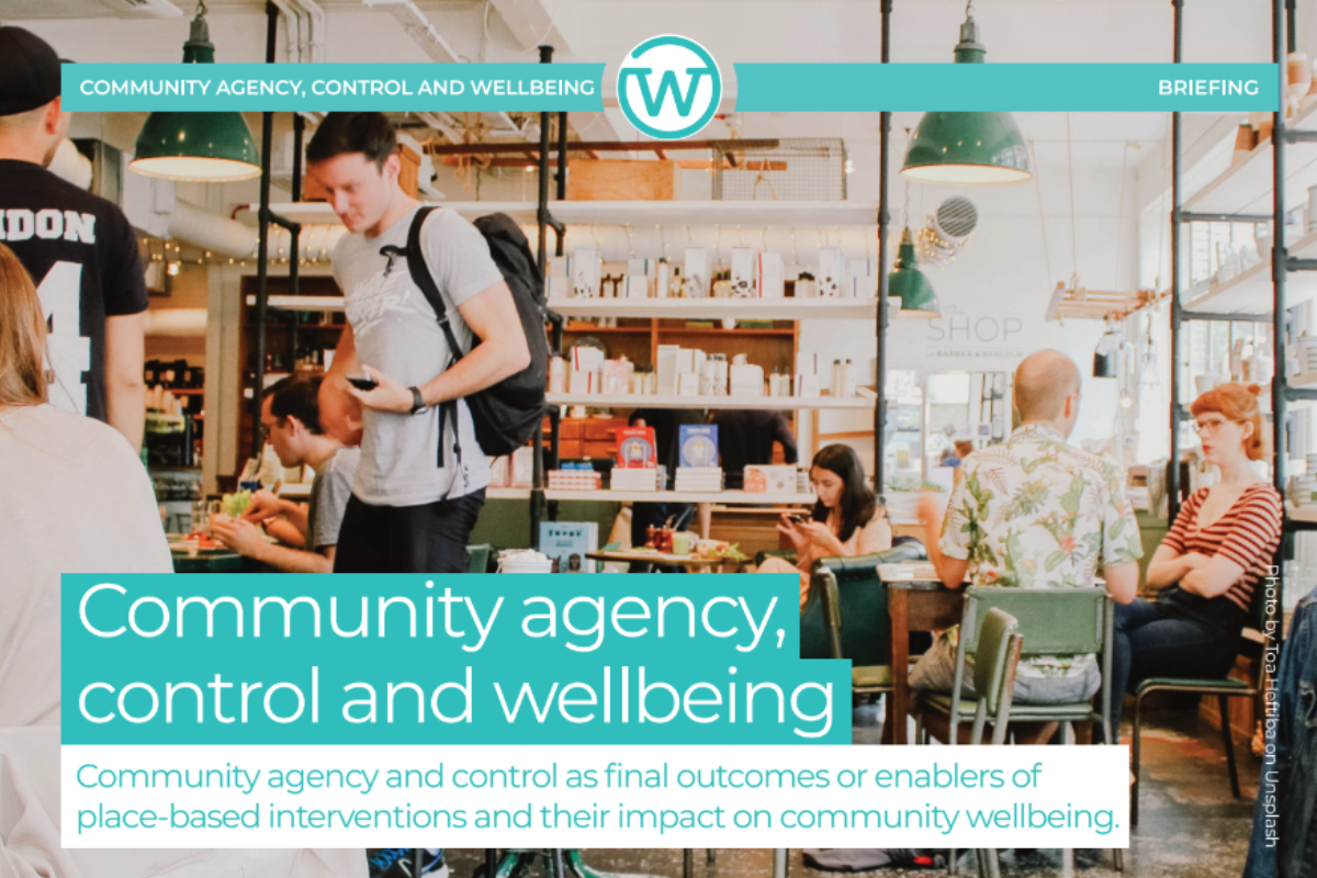  Community Agency Control And Wellbeing